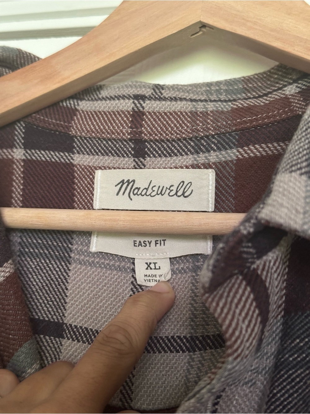 Madewell Plaid Button Down - Picture 3 of 3
